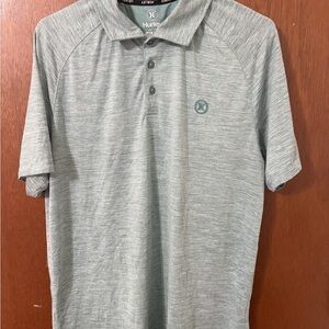 Hurley Men's turquoise green polo